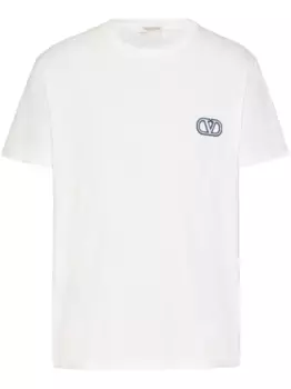 Футболка с логотипом VLogo Signature VALENTINO GARAVANI, белый