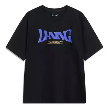 Футболка с логотипом «Всё возможно» Li-Ning, черный