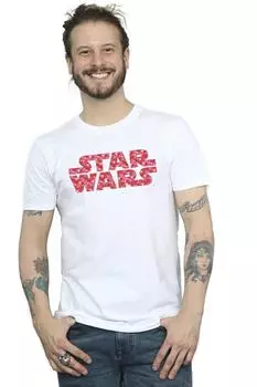 футболка с логотипом в форме сердца Star Wars, белый