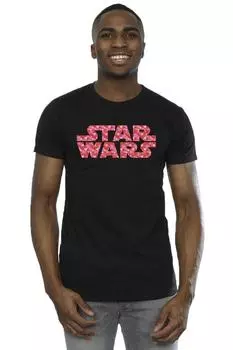 футболка с логотипом в форме сердца Star Wars, черный
