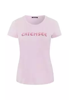 Футболка с логотипом в градиентном стиле CHIEMSEE, цвет Pink Lady