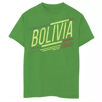 Футболка с логотипом в косую полоску Gonzales Bolivia для мальчиков Licensed Character