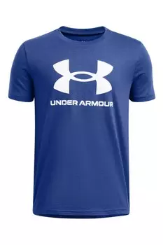 Футболка с логотипом в спортивном стиле Under Armour, синий