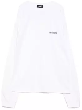 Футболка с логотипом We11done, белый