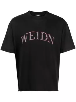Футболка с логотипом We11done, черный