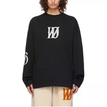 Футболка с логотипом WE11DONE, черный