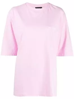 Футболка с логотипом We11done, розовый