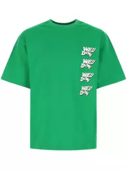 Футболка с логотипом We11done, зеленый