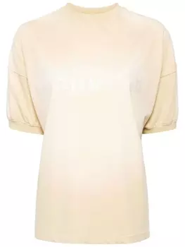 Футболка с логотипом We11done, желтый