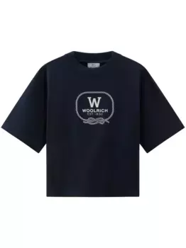 Футболка с логотипом WOOLRICH, синий