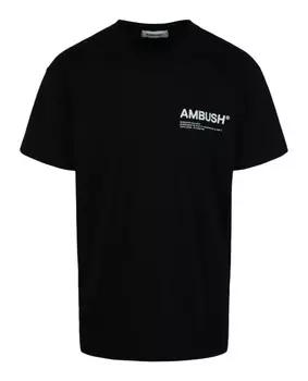 Футболка с логотипом Workshop AMBUSH, черный