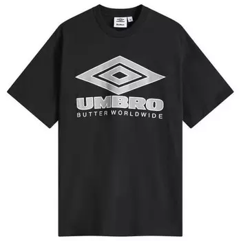 Футболка с логотипом X umbro diamond Butter Goods, черный