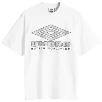 Футболка с логотипом X umbro diamond Butter Goods, белый