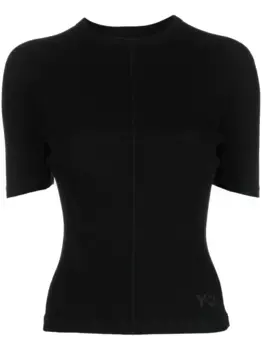 Футболка с логотипом Y-3, черный