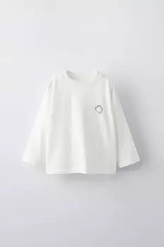 Футболка с логотипом ZARA, белый