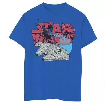 Футболка с логотипом «Звездные войны: Тысячелетний сокол» для мальчиков 8–20 лет Star Wars