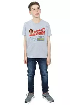 Футболка с лучшим кофе в мире Elf, серый