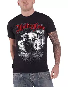 Футболка с лучшими хитами Motley Crue, черный