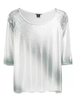 Футболка с люрексом Avant Toi, зеленый