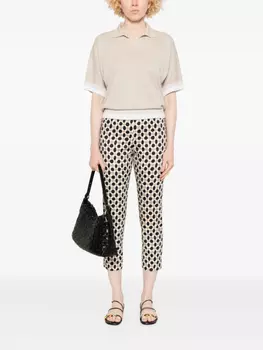 Футболка с люрексом Peserico, нейтральный