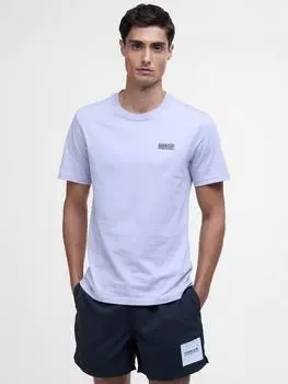 Футболка с маленьким логотипом Barbour, цвет Thistle