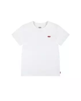 Футболка с маленьким логотипом для девочек Batwing Levi'S, белый