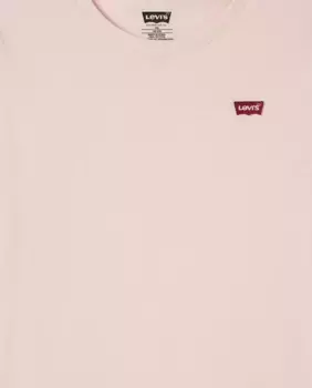 Футболка с маленьким логотипом для девочек Batwing Levi's, розовый