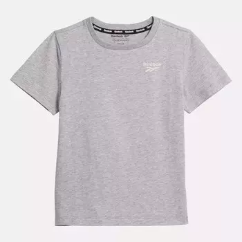 Футболка с маленьким логотипом ID Reebok, серый