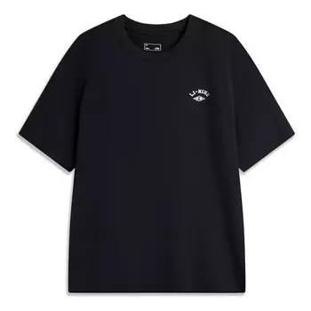 Футболка с маленьким логотипом Li-Ning, черный