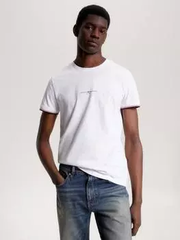 Футболка с маленьким логотипом Tommy Hilfiger, белый
