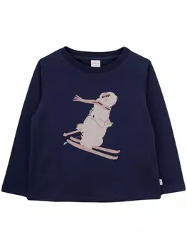 Футболка с медведем Knot, синий