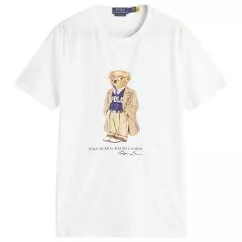 Футболка с медведем Polo Ralph Lauren, белый