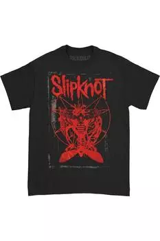 Футболка с мертвым эффектом Slipknot, черный