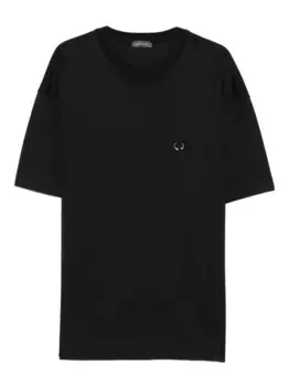 Футболка с металлическим декором Mugler, черный