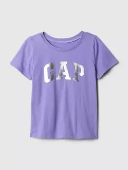 Футболка с металлическим логотипом Gap, фиолетовый