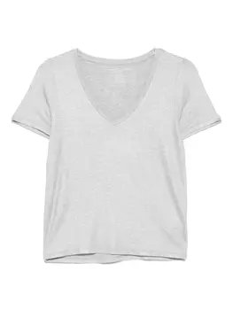 Футболка с металлическим отливом Majestic Filatures, серый