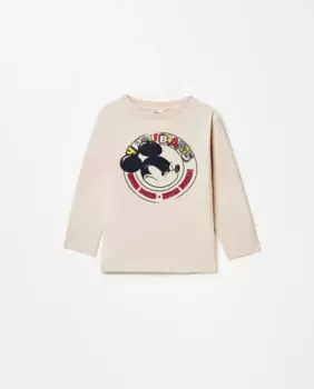 Футболка с Микки Граффити Sfera, белый