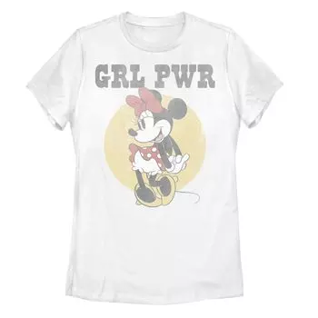 Футболка с Микки "Grl Pwr" Минни из Disney для юниоров Licensed Character