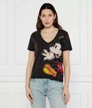 Футболка с Микки Маусом Джокером Regular fit Desigual, черный