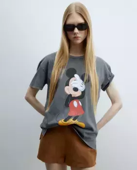 Футболка с Микки Маусом Sfera, темно-серый