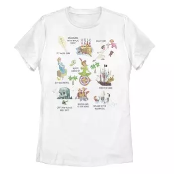 Футболка с милыми элементами Disney's Tinker Bell Juniors Licensed Character