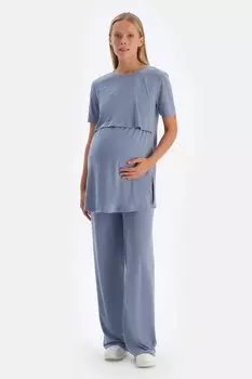 Футболка с модалом для беременных Dagi, синий