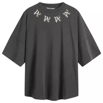 Футболка с монограммой Palm Angels, черный