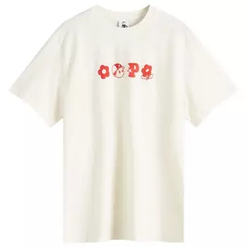 Футболка с монограммой Pawa Speed Sports, бежевый