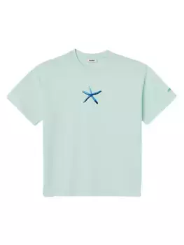 Футболка с морской звездой Sandro, синий