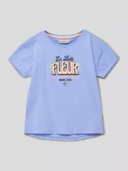 Футболка с мотивным принтом VINGINO, сирень