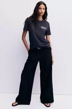 Футболка с мотивом H&M, серый