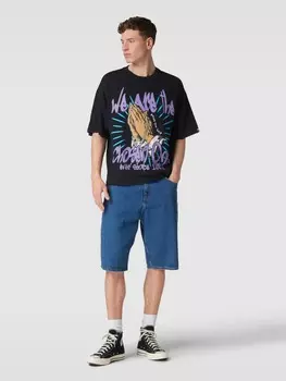 Футболка с мотивом и эффектным принтом Review, черный