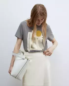 Футболка с мотивом Sfera, серый