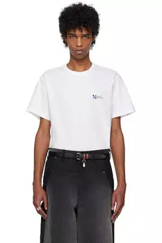 Футболка с мультипринтом Khoki, белый